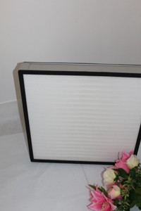 Glass Fiber Flat Panel Filter for hepa filter