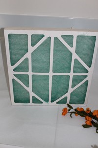 Glass Fiber Flat Panel Filter for hepa filter